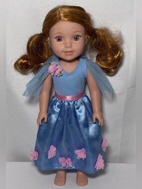 American Girl WellieWishers Willa Doll with Princess in Bloom Dress
